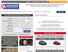 Tablet Screenshot of marathoncarrental.com